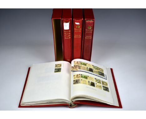 STAMPS - GB - Two Windsor and two Stamford albums with slip cases large collection of unmounted, mint and used GB stamps, the
