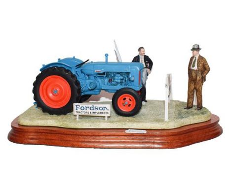Border Fine Arts 'A Major Decision' (Fordson Major E1ADDN Tractor), model No. JH92 by Ray Ayres, limited edition 757/1500, on