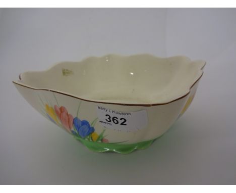 A J WILKINSON BOWL ONCE WORKED FOR BY CLARICE CLIFF 20CM DIAMETER