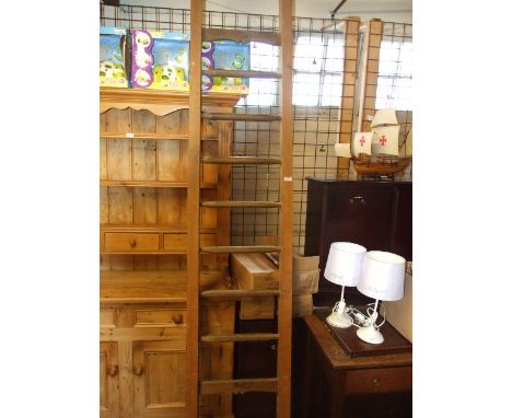 CHURCH TOWER LADDER FROM ALL SAINTS CHURCH WRETTON ( LOWER HALF OF LADDER ) SOLD AS A  DECORATIVE / DISPLAY ITEM 105 inches t