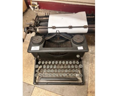 A Vintage Imperial War Finish typewriter 