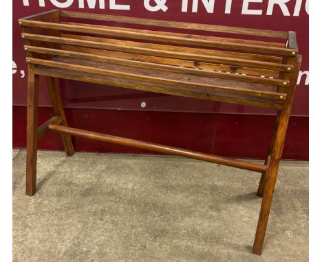 A teak planter 