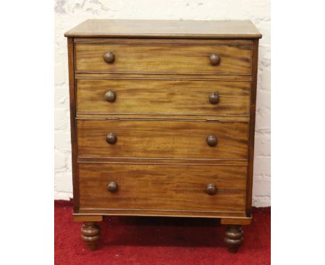 A Victorian faux front commode converted to a hifi unit.