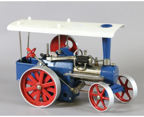 A West German model Wilesco Traktor steam engine.