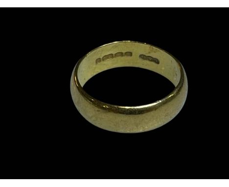 22 carat gold wedding ring.