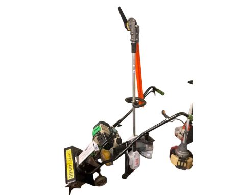 Handy petrol mini tiller, Stihl HLE 71K petrol hedge trimmer and Black & Decker angle grinder (3).