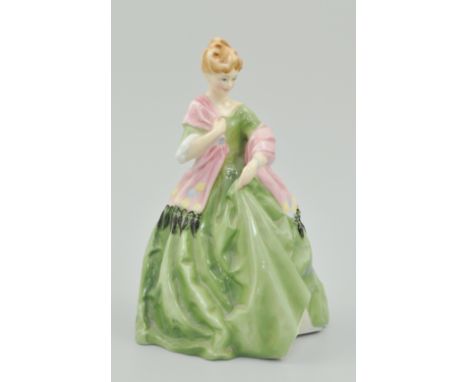 Royal Worcester figure, by F. Doughty, First Dance, No. 3629, height 19cms.