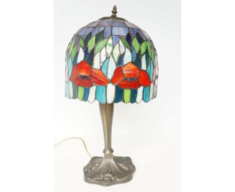 Large tiffany style table lamp