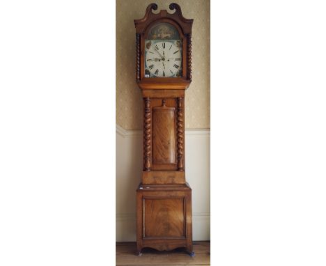 A Superb 19th Century Mahogany Longcase Clock by Blockley of Wisham.