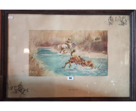 Charlie Johnson Payne ' Snaffles ' (1884-1967), The Panee, lithograph, signed in pencil within the margin  lower right with v