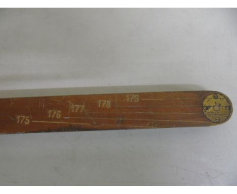 Military folding measuring tool