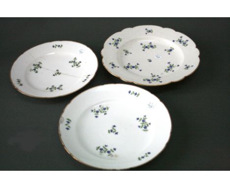 A Hilditch & Son tea cup and saucer, circa 1840-49, decorated in apple green and gilt, printed mark Sparks by appointment to 