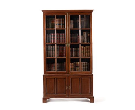 A MAHOGANY BOOKCASE'PEPYSIAN' TYPE, SECOND QUARTER 18TH CENTURY233cm high, 130cm wide, 45cm deepAn unusual feature of this bo