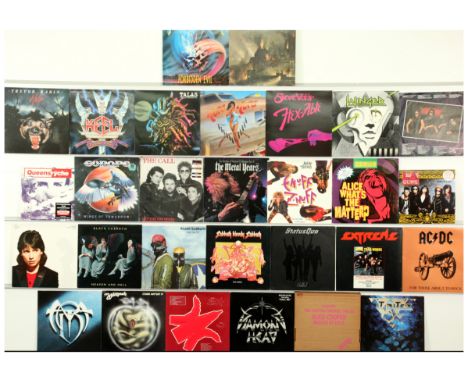 A collection of Hard Rock and Metal LPs and 12" Singles. Includes: Tora Tora&nbsp; &ndash; Surprise Attack (1989 cat no: AMA5