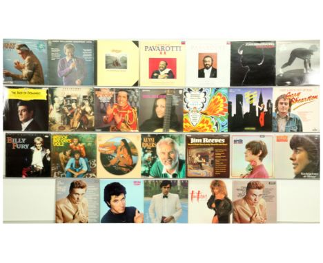A collection of Classical and Pop 50s/60s/70's LPs. Includes artist Francoise Hardy with concert ticket from 1968. Overall co