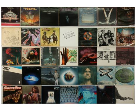 A collection of Progressive/Classic Rock LPs to include artists; Genesis, Electric Light Orchestra, Mike Oldfield, Emerson La