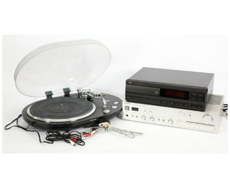 Ferguson USB Turntable - model no FTURN01.&nbsp; JVC CD player - model no EX-E31BK and Technics SU-V2X Stereo Integrated Ampl