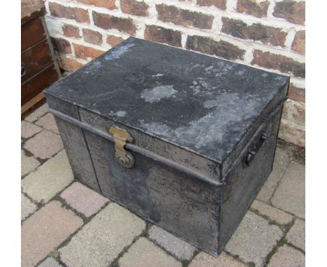 Metal deeds box / trunk