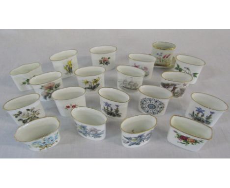 19 assorted spill vases inc Royal Worcester, Aynsley & Royal Albert