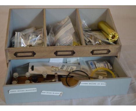 Various watchmakers hand tools and odds & ends