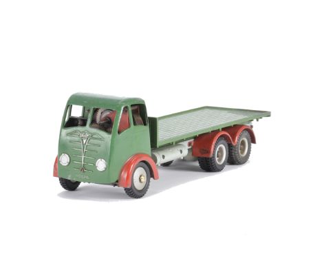A Shackleton Flat Bed Foden, in green with original key and spanner, G-VG, possibly some modification/repair to steering, clo