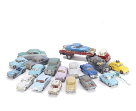 Tri-ang Spot-On Diecast, Volvo 122s, Jaguar 3.4, Vauxhall Cresta, Austin A40, Ford Anglia, Rolls Royce Silver Wraith, Ford Zo