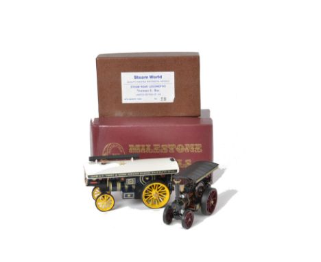 A Milestone Models Showman's Road Locomotive, Burrell 4000 "Ex Mayor" in GT Tuby & Sons livery, 1:58 scale, in a limited edit
