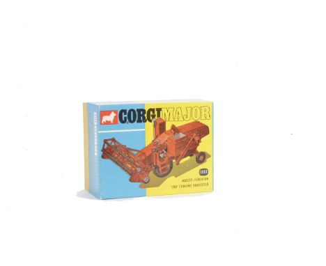 A Corgi Major Toys 1111 Massey-Ferguson 780 Combine Harvester, red/yellow, red plastic wheels, yellow plastic tines, in origi