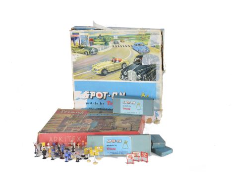 Tri-ang Spot On and Arkitex, Spot-On L208/B Small Road Construction Set, in original box, VG, box F, R127/1 A3 Portsmouth Dir