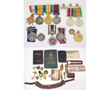 Family group of British First and Second World War medals comprising; 1914 Star with 5th Aug. -22nd Nov. 1914 bar (13531 PTE.