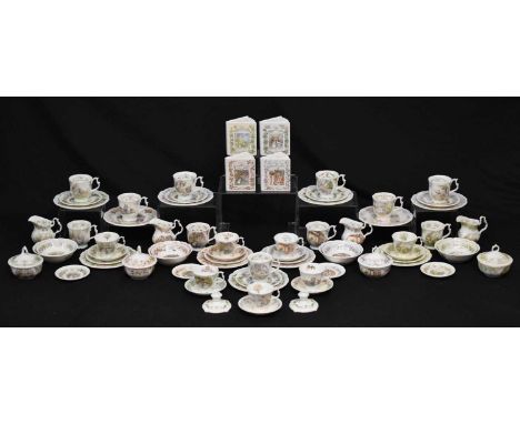 Large quantity of Royal Doulton 'Brambly Hedge' tea and dinner wares, comprising eleven mugs, seven cups and saucers, four co