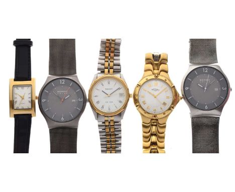 Bering - Two gentlemen's Solar stainless steel bracelet watches, both with Arabic and baton hour markers, filled hands and da