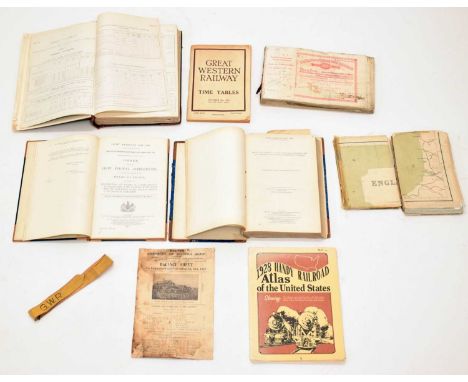 Quantity of Railway books and ephemera, to include a collection of Light Railway Acts and Tramway Orders relating to Bath &am
