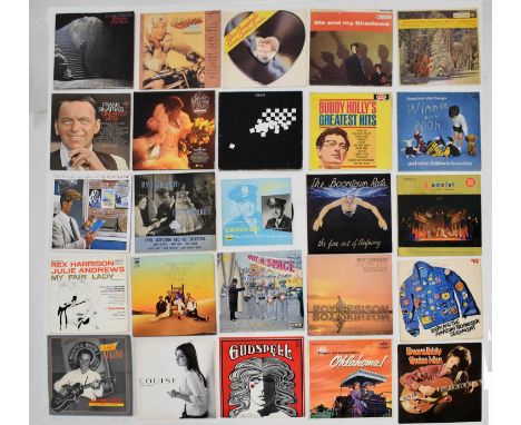 Quantity of 33rpm LP vinyl records to include the autobiography of Supertramp, the Glen Miller Story, Frank Sinatra, Shirley 