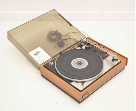 Goldring Lenco 'GL 75 ' turntable record player, with instruction manual, 46cm x 36cm