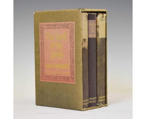 J.R.R. Tolkien - 'The Lord of the Rings' Trilogy, second US edition, published by Houghton Mifflin Company, Boston, 1965, the