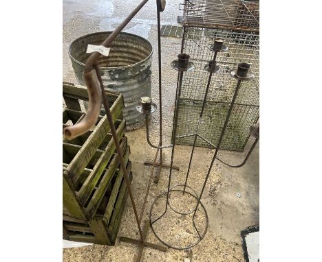 Vintage iron stand