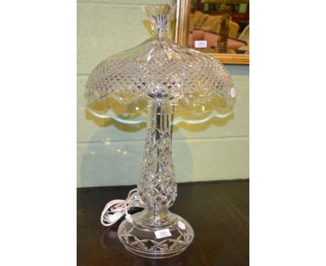 A Waterford crystal table lamp 