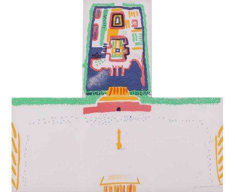 David Hockney OM CH RA (British b. 1937)Red Square and the Forbidden City, From China Diary (1982)signed dated and numbered 2