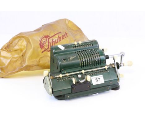 Vintage Schubert adding machine