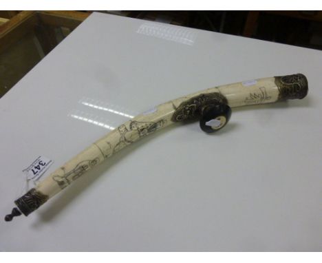 Chinese Opium Pipe (Bone)