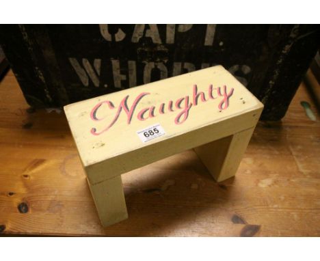 Painted ' Naughty ' Step