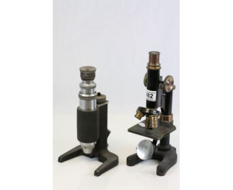 Two vintage Microscopes to include E Leitz Wetzler &amp; MSE London