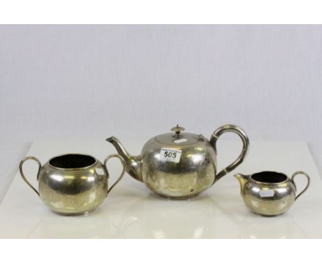 Hukin and Heath Silver Plated Tea Service