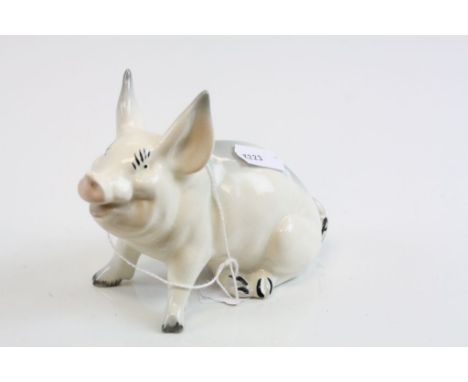 Beswick ceramic model of a sitting Pig, number 832