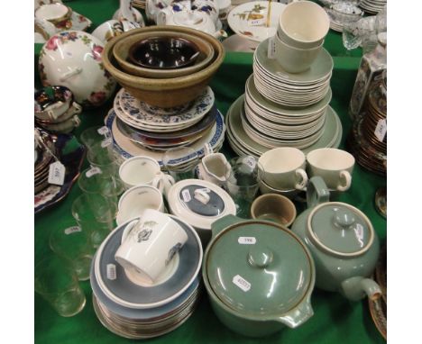 Poole Pottery dinnerware, Susie Cooper coffeeware, etc.