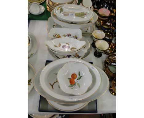 Royal Worcester serving dishes, casserole dish, etc.