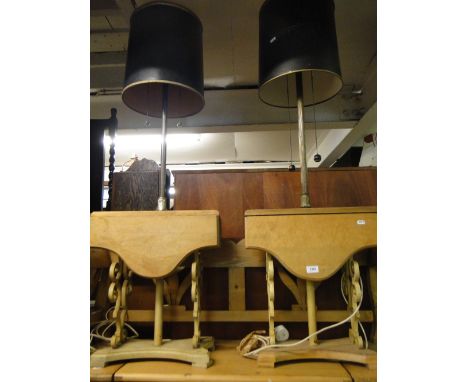 Pair of lamp tables.