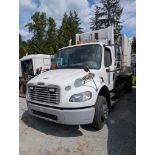 2014 Freightliner Garbage Truck with Built In Lift. VIN 1FVACXDT8EHFV5870- Note: Check Engine Light