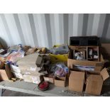 Table Lot of Assorted Heavy Duty Truck Parts